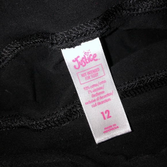 3 pairs of black justice leggings( NOT FOR SALE ) - Picture 2 of 4